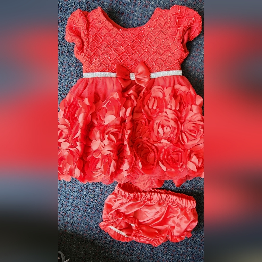Christmas dress 6/9 months